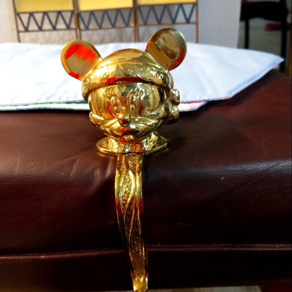 Disney Accents Vintage Micky Mouse Brass Stocking Holder Poshmark